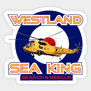 Westland Sea King Search and rescue helicopter in RAF roundel, Sticker